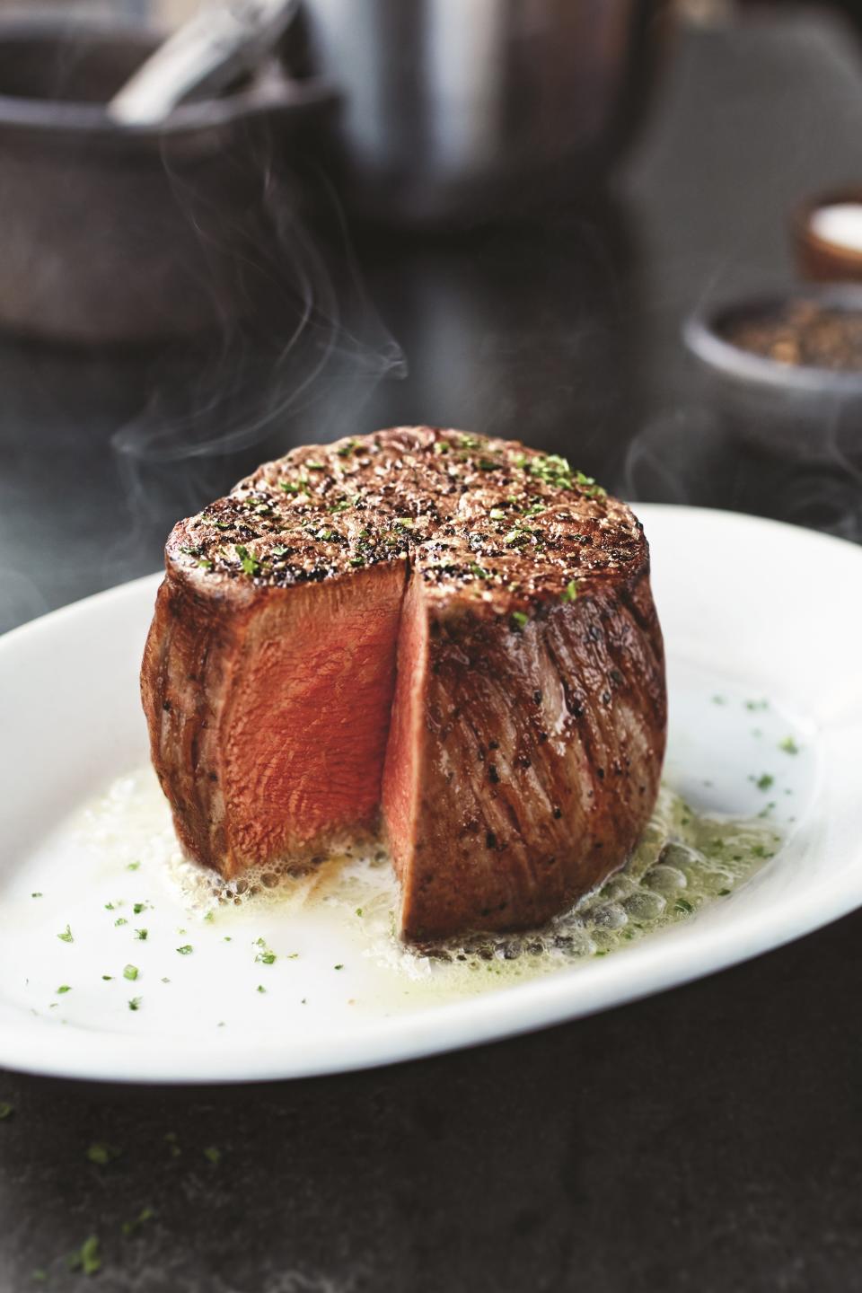 The filet at Ruth 's Chris Steak House.
