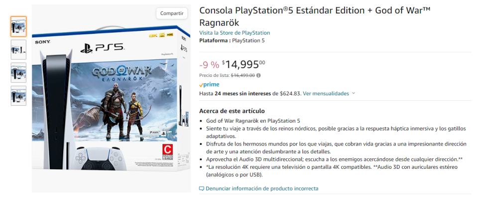 Una buena opción para conseguir un PS5