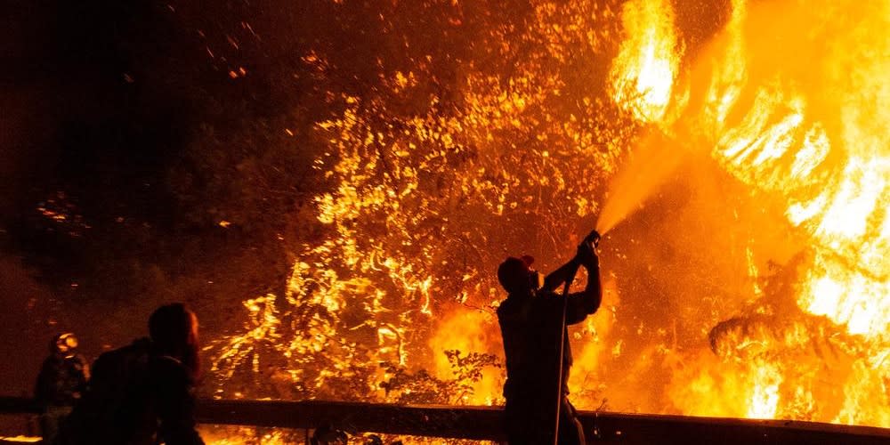 In Griechenland ist durch ein Feuerwerk ein Waldbrand ausgelöst worden (Archivbild).<span class="copyright">Foto: dpa/Marios Lolos</span>