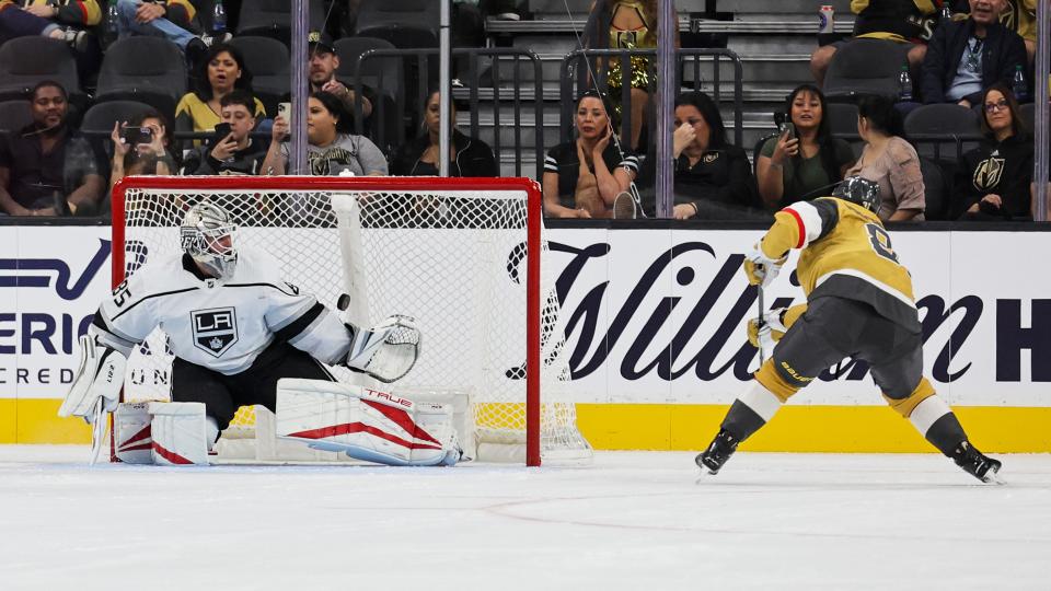 Power-play production has been more important in 2023-24 that it was last season. (Ethan Miller/Getty Images) 