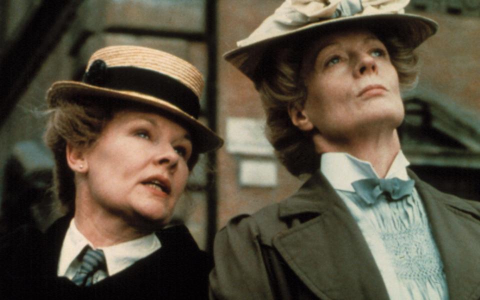 Judi Dench and Maggie Smith in the Bafta-winning film A Room with a View (1985)