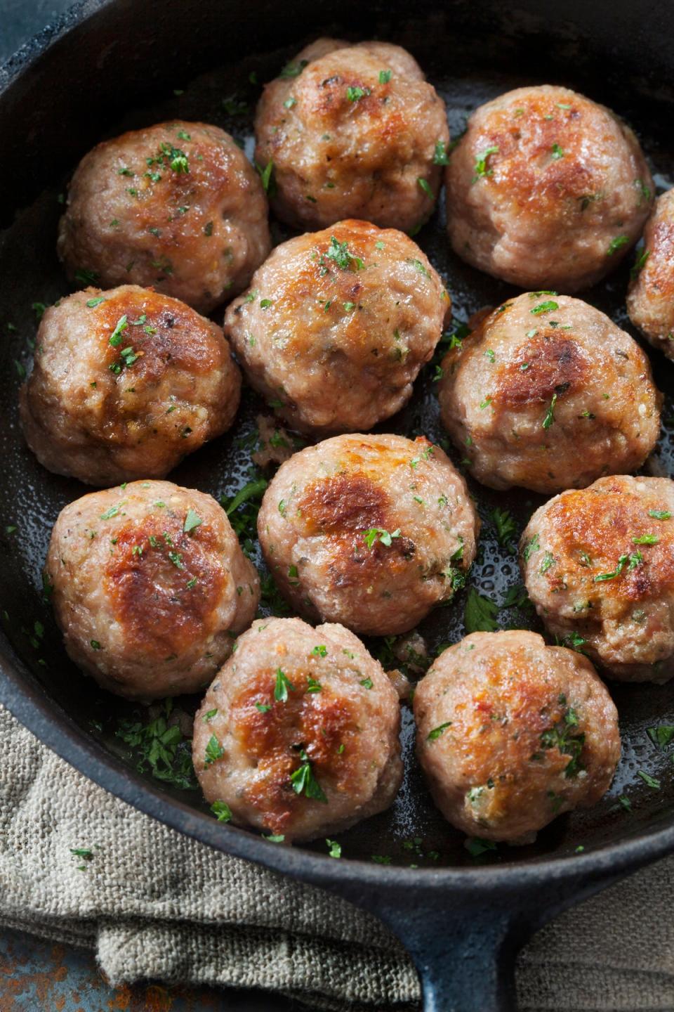 Meatballs are a thrifty way to eat meat (Getty/iStock)