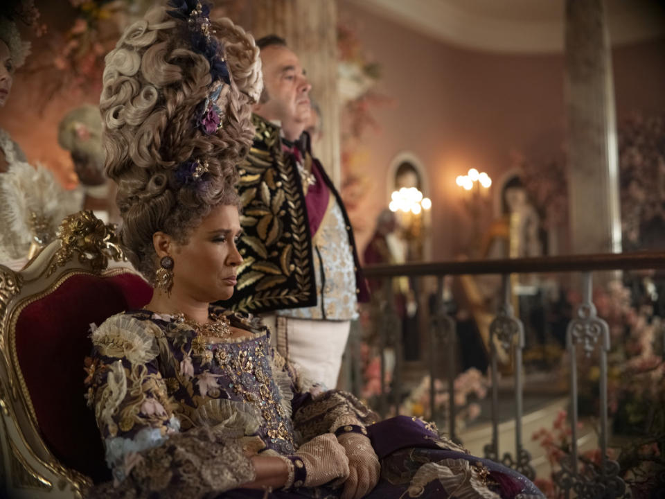 Queen Charlotte (<em>Golda Rosheuvel).</em><p>Photo: Courtesy of Netflix</p>