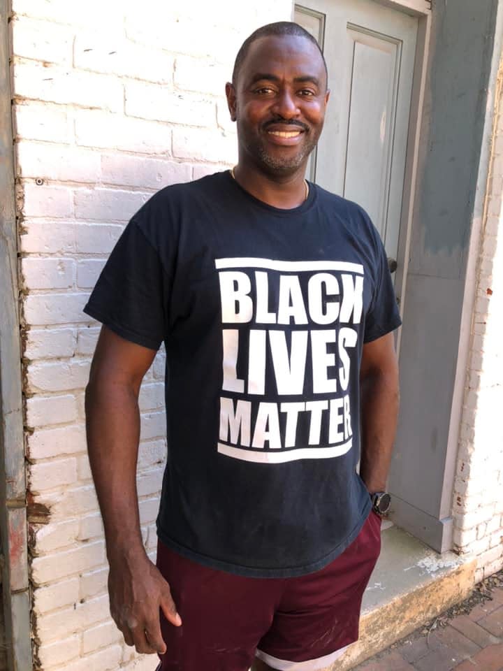 Kofi Annan of Petersburg strikes a pose on Friday, Sept. 1 in Old Towne.