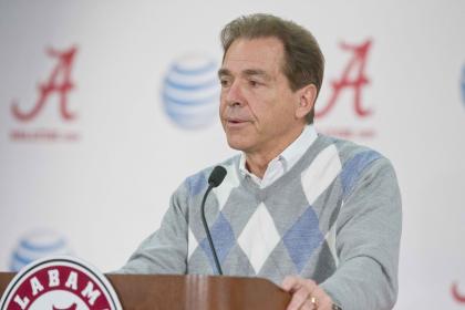 Will Nick Saban's Crimson Tide be a national title contender this season? (AP)