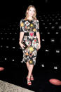 <p>A staple of the Dolce & Gabbana front rows (and catwalks), Lady Kitty Spencer attended the brand’s Fall 2018 show wearing a decorative Lady of Hearts dress from the brand’s recent collection. (Photo: Getty Images) </p>