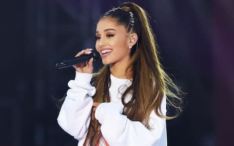 Ariana Grande performs during the One Love Manchester benefit concert for the victims of the Manchester Arena terror attack - Credit: REUTERS