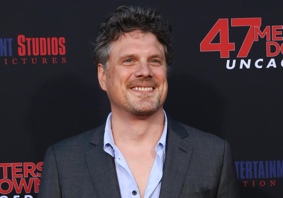 WESTWOOD, CALIFORNIA - AUGUST 13: Director Johannes Roberts attends the LA premiere of "47 Meters Down Uncaged" the at Regency Village Theatre on August 13, 2019 in Westwood, California. (Photo by Paul Archuleta/FilmMagic)