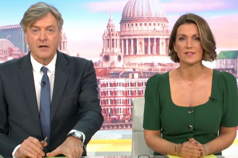 Richard Madeley and Susanna Reid spoke to Kate from the studio