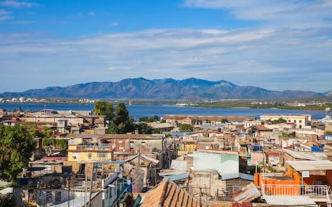 City view of Santiago de Cuba from El Tivoli - Credit: Getty