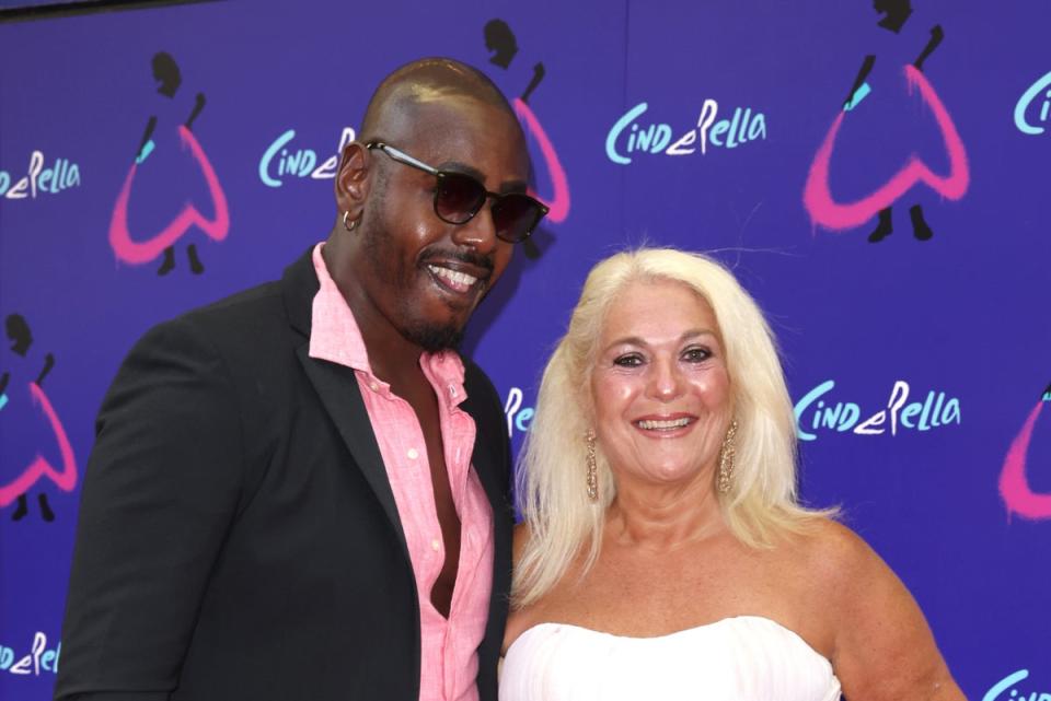 Ben Ofoedu and Vanessa Feltz pictured in happier times (Getty Images)