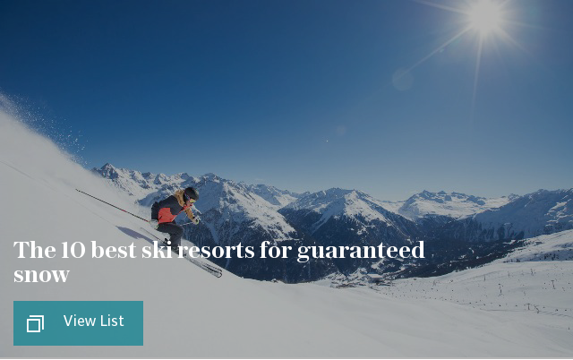 Best ski resorts for guaranteed snow