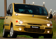 <p>Some people consider the early 2000s Fiat Multipla the ugliest car ever made. Now that 15 years has passed since its unveiling, they're cheap enough to be quirky, fun beater cars. <a href="https://www.roadandtrack.com/car-culture/a9984363/watching-six-people-pile-into-a-fiat-multipla-and-drive-the-nurburgring-is-oddly-entertaining/" rel="nofollow noopener" target="_blank" data-ylk="slk:These guys even took one to the Nurburgring;elm:context_link;itc:0;sec:content-canvas" class="link ">These guys even took one to the Nurburgring</a>. Either way, that headlight setup is unlike anything else. </p>