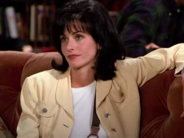 monica on the first episode of friends