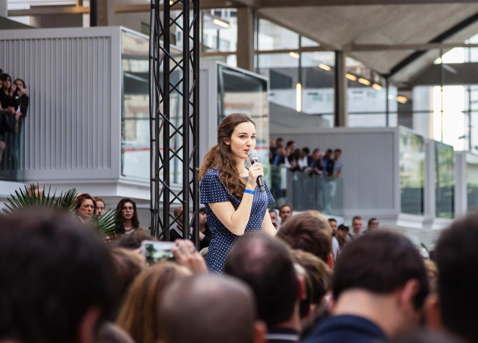 Station F director Roxanne Varza. Photo: Pascal Otlinghaus