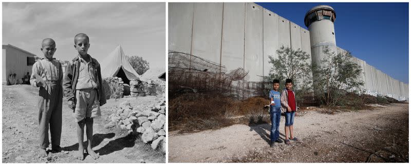 The Wider Image: Side by side, glimpses of Palestinian refugee camps then and now