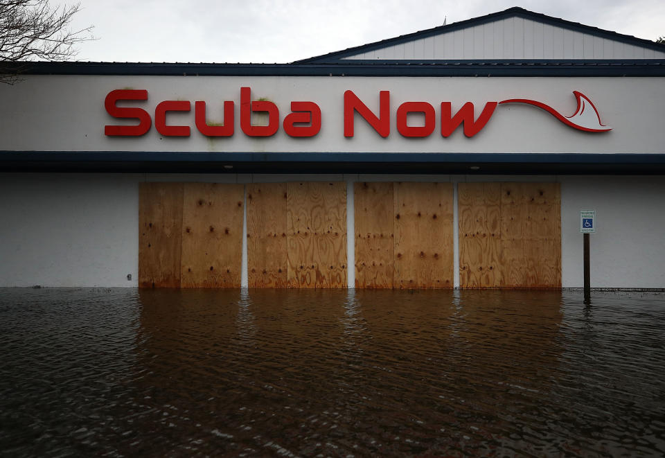 A local business is flooded in Wilmington.