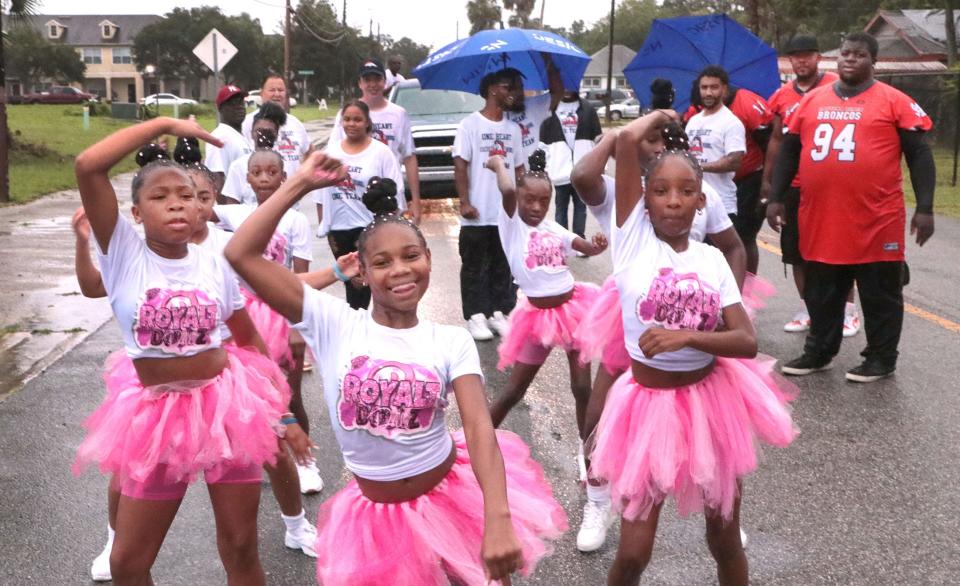The Royal Dolls performed during the Juneteenth parade Saturday morning in Daytona Beach.
