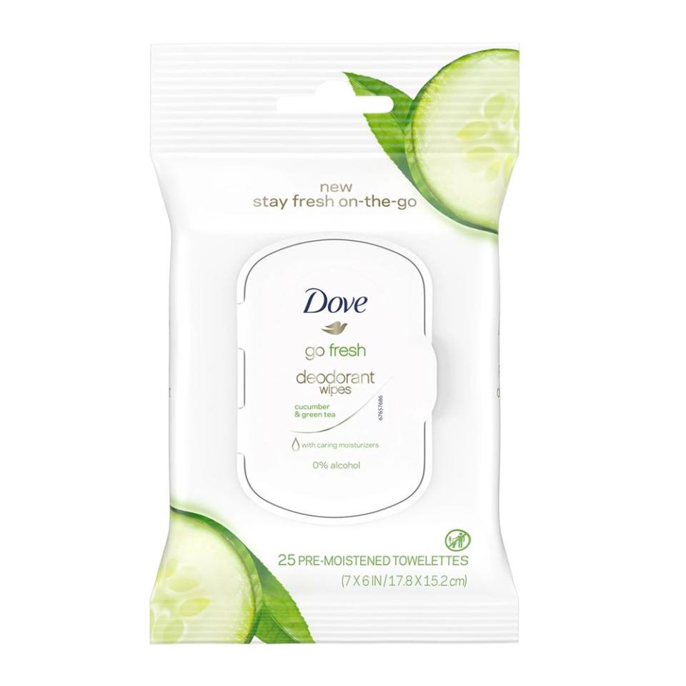 Dove Beauty Cool Essentials Deodorant Wipes