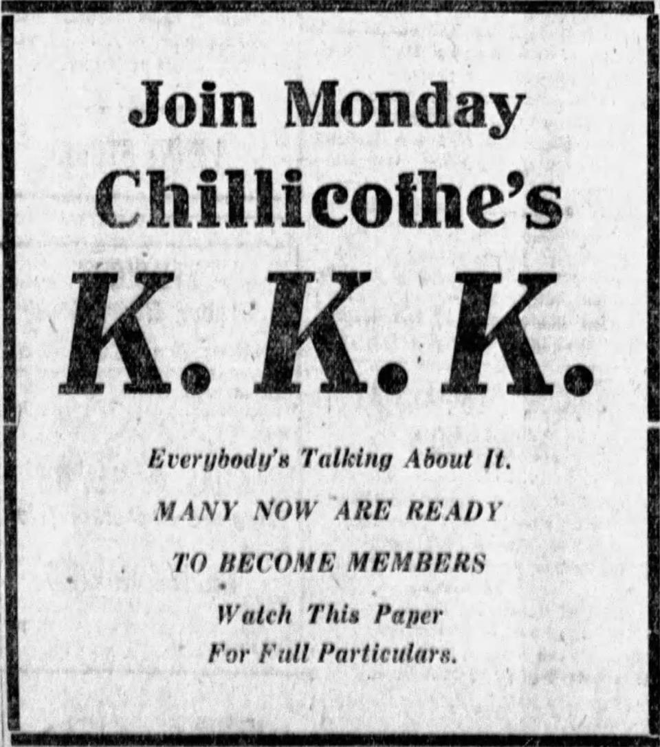 An odd ad appeared in the Gazette as an advertising ploy for Kirchner Kleaning Kompany.