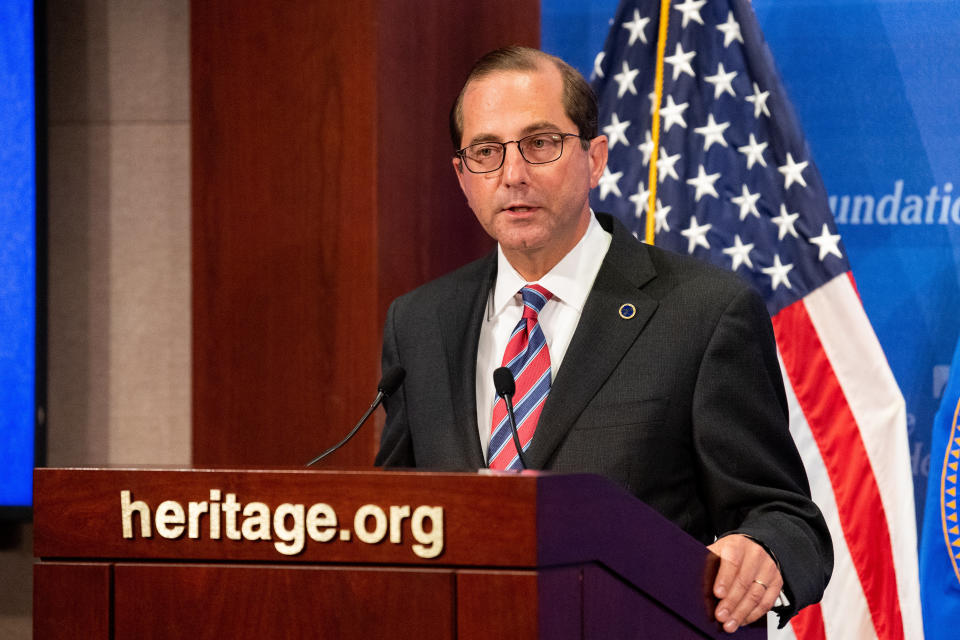 HHS Secretary Alex Azar has said short-term plans will offer new, more affordable options to people who are struggling to pay for insurance now. (Photo: SOPA Images via Getty Images)