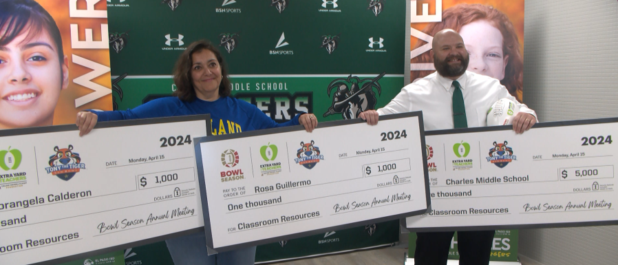 Sun Bowl Association gifts 2 El Paso schools with $10,000 / Photo: Tony Pina – KTSM