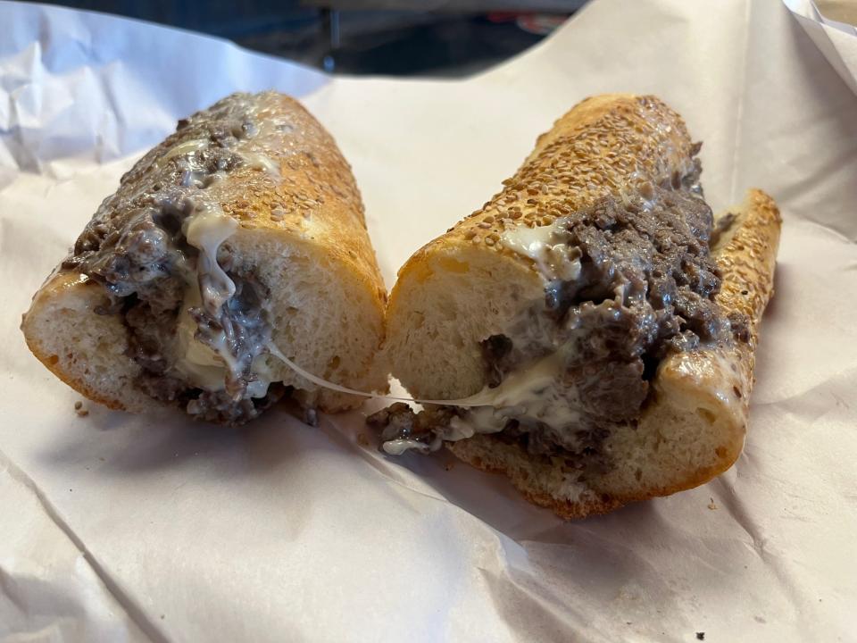 The house-baked bread at Mama's Meatballs and Pizzeria in Pennsauken, N.J., features perhaps more seeds than any other local bakery, with crisp crust and plenty of gooey Cooper Sharp cheese.