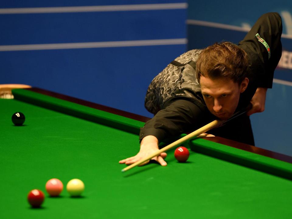 Judd Trump refused to speak to the press following his first round exit at the Crucible: Getty