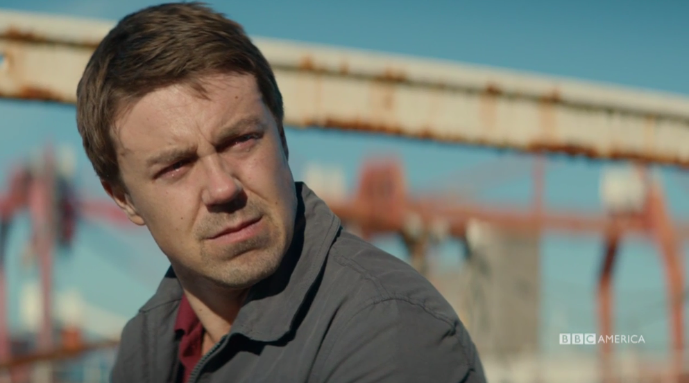 Mark Latimer (Andrew Buchan) talks with Joe. (Photo: BBC America)