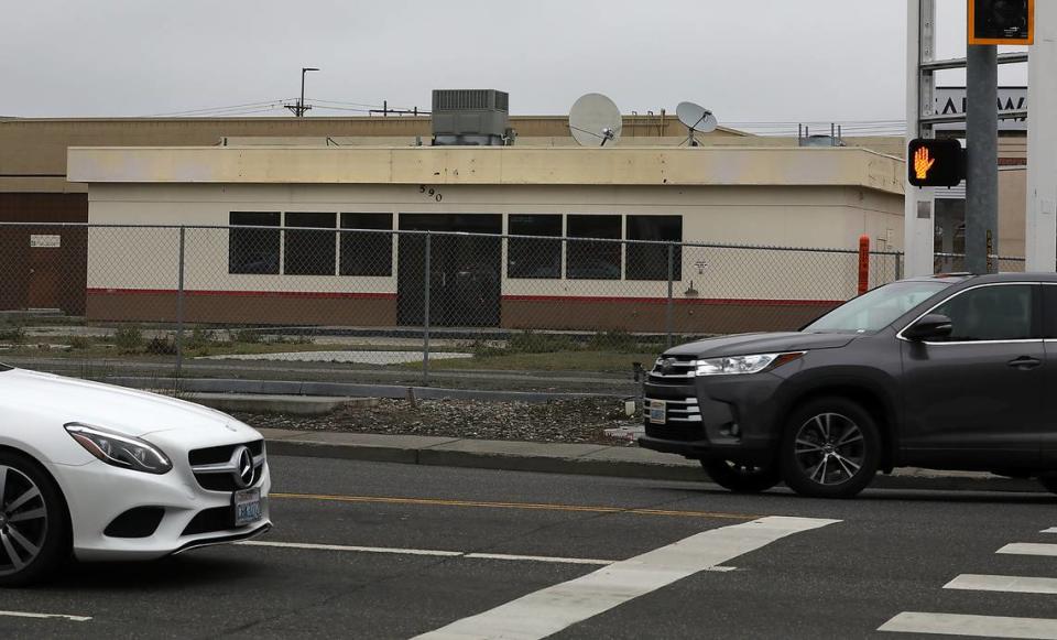 The city of Richland plans to buy part of a defunct gas station so it can make sidewalks safer at one of its busiest intersections at Gage Boulevard and Leslie Street.