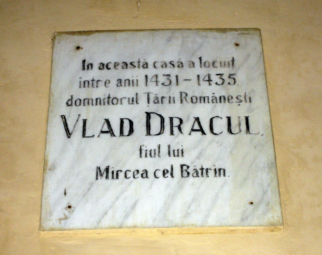 plaque for his death