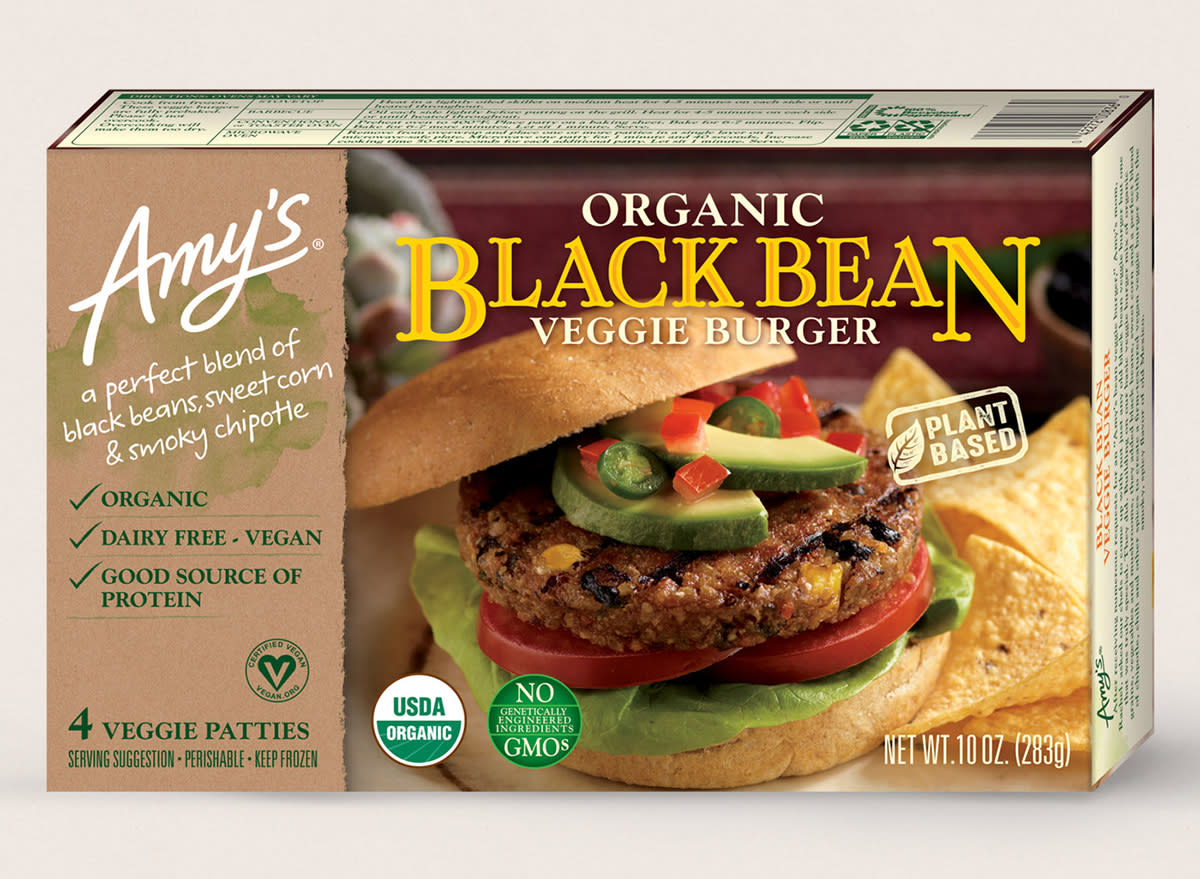 Amy’s Organic Black Bean Veggie Burger