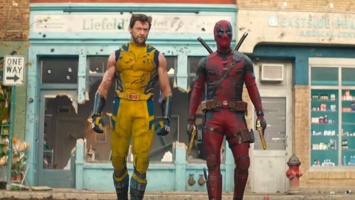 Deadpool and Wolverine stand together in Deadpool & Wolverine.