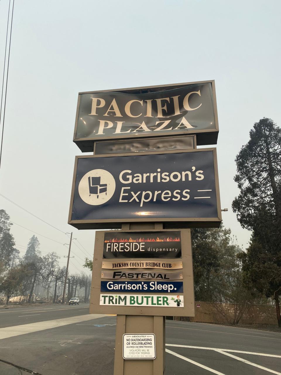 Two of Brian Garrison's stores were destroyed by fire in Southern Oregon.