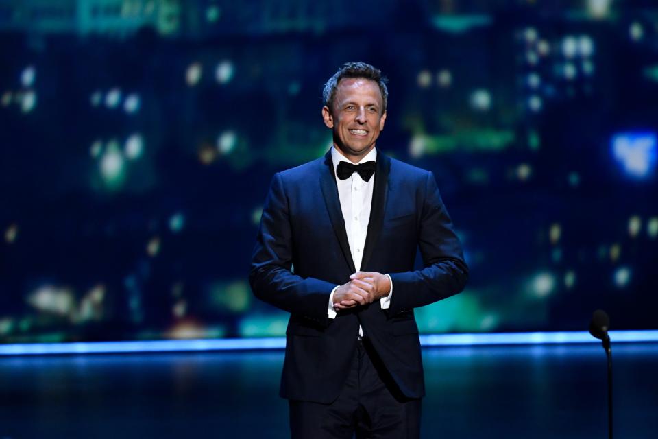 Seth Meyers, host of "Late Night with Seth Meyers" and a former "Saturday Night Live" star, will perform a headliner set for Moontower Just For Laughs Comedy Festival in Austin.