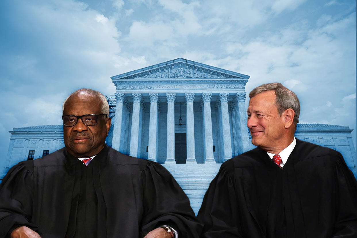 Clarence Thomas; John RobertsPhoto illustration by Salon/Getty Images