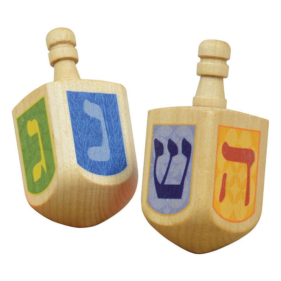 5) Maple Landmark Dreidels (Set of Two)