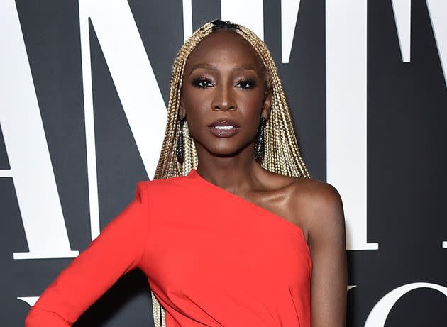 Angelica Ross arrives at the Vanity Fair Future of Hollywood event. (Photo: via Associated Press)