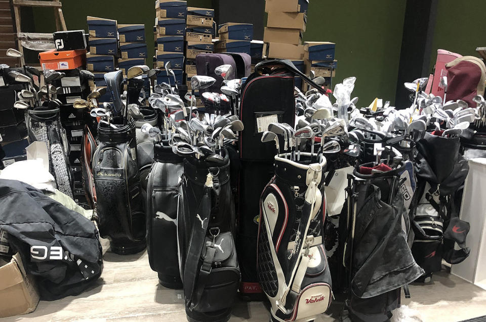 Counterfeit golf equipment