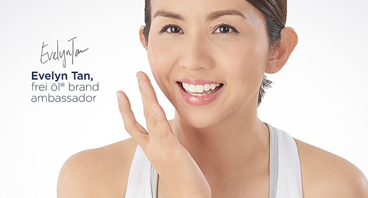 Singaporean actress Evelyn Tan is the new ambassador for German skincare label Frei Öl (Photo: Frei Öl | Facebook)