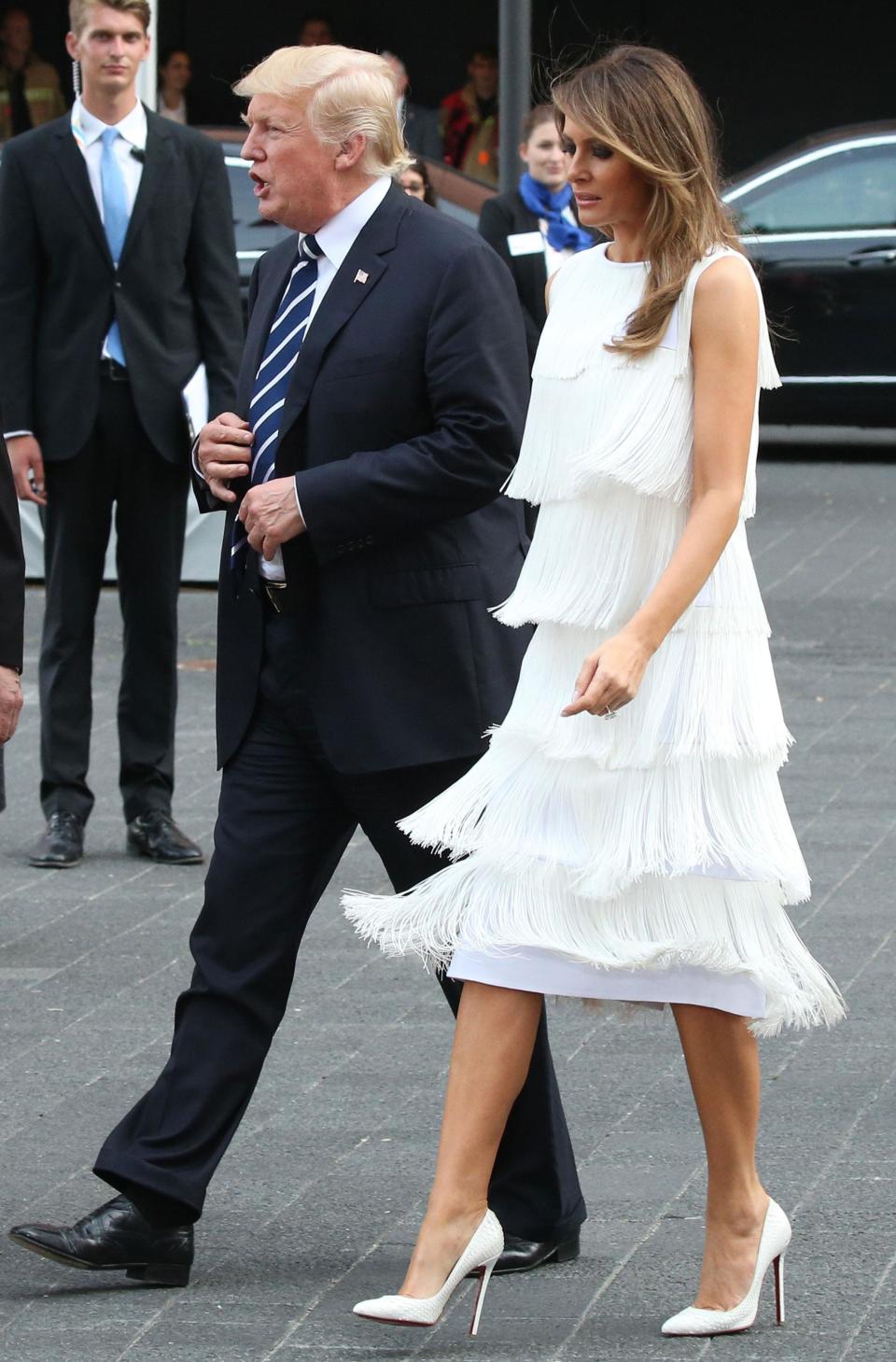 Melania channels 20's style for G20 Summit