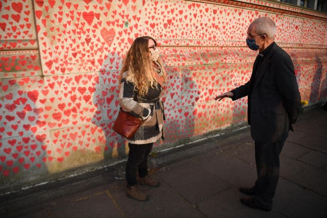 Jo Goodman talking to The Archbishop of Canterbury 