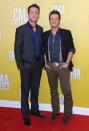 NASHVILLE, TN - NOVEMBER 01: (L-R) Eric Gunderson and Stephen Barker Liles of Love and Theft attend the 46th annual CMA Awards at the Bridgestone Arena on November 1, 2012 in Nashville, Tennessee. (Photo by Jason Kempin/Getty Images)