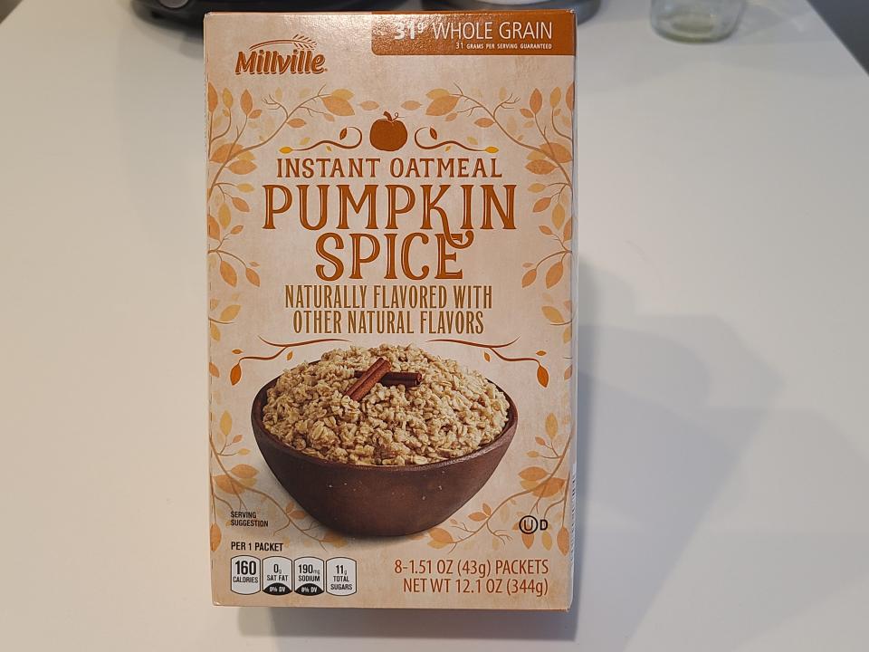 aldi pumpkin spice oatmeal