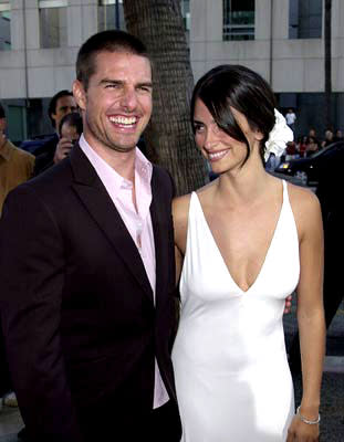 Tom Cruise and Penelope Cruz at the Beverly Hills premiere of Universal's Captain Corelli's Mandolin