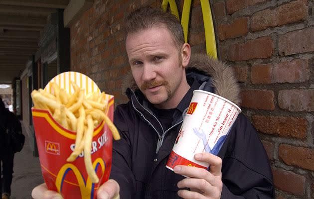 Spurlock made acclaimed doco Super Size Me. Source: Getty