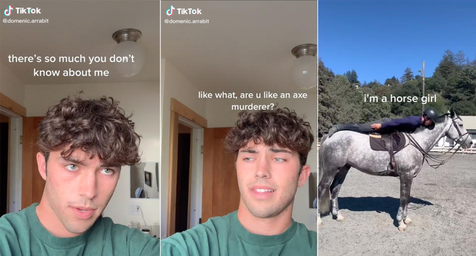 The latest trend has everyone revealing their darkest secrets. Source: TikTok