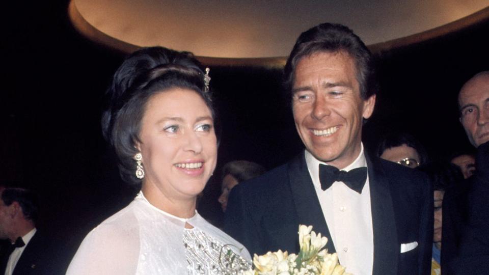 Princess Margaret and Antony Armstrong-Jones attend the Royal Ballet at the MET circa May 1974 in New York City