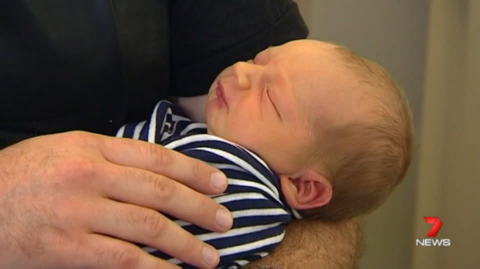 Newborn babies like Silas are most likely to tip the population over. Photo: 7News