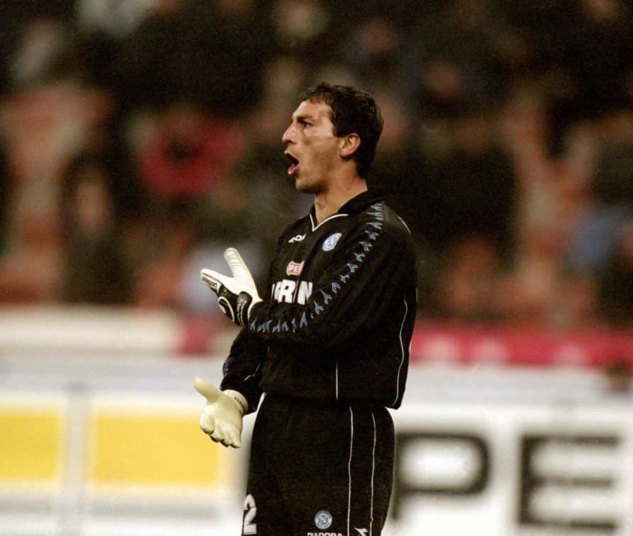 MARCH: Goalkeeper coach of Napoli, Francesco Mancini, 43 (1968–2012). Photo: Claudio Villa /Allsport